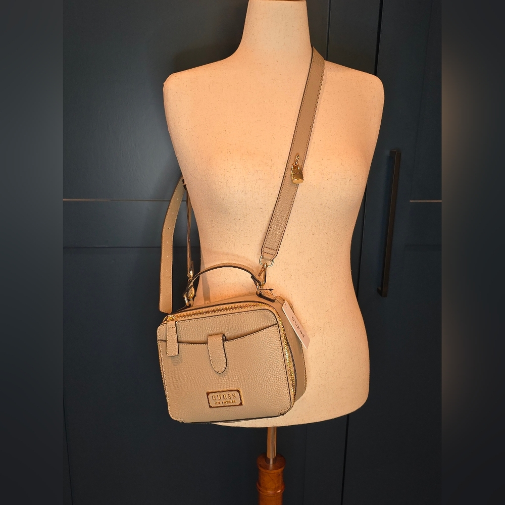 Guess Taupe Crossbody Bag NWT
